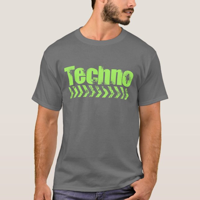 Techno Musik T-Shirt (Vorderseite)