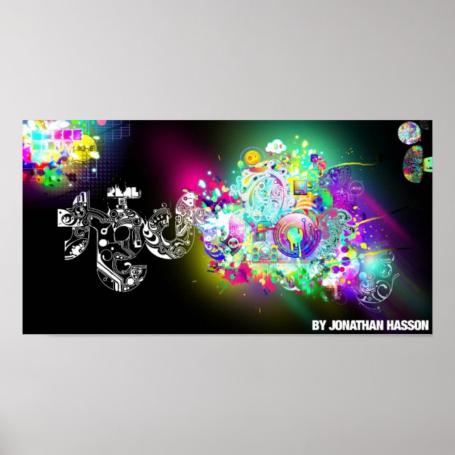 Techno Poster (Vorne)