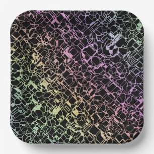 Techno rainbo: pappteller