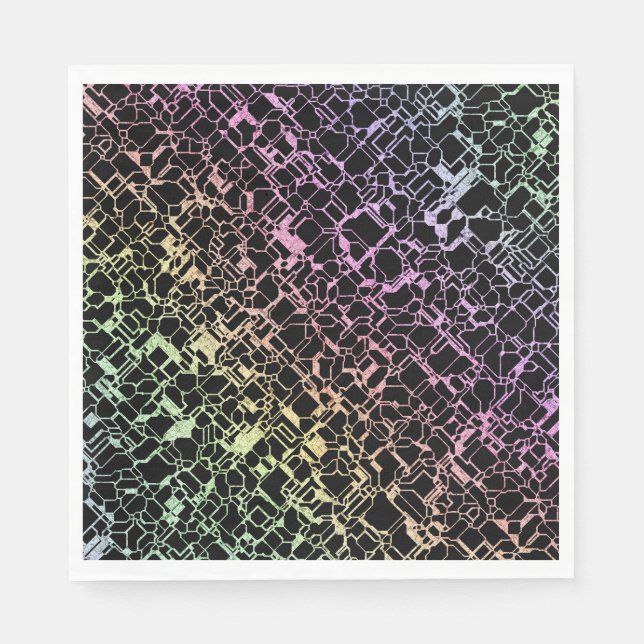 Techno rainbo: serviette (Vorderseite)