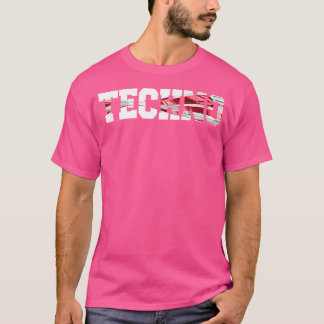 Techno Raver Dj Rave Party Festival T-Shirt