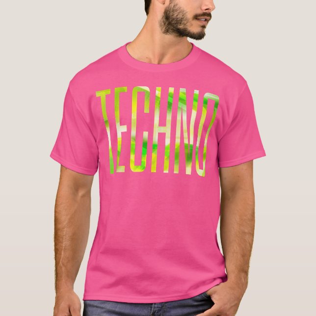 Techno Raver Dj Rave Party Festival T-Shirt (Vorderseite)