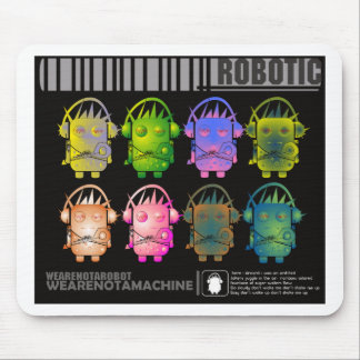 Techno Roboter II Mousepad