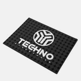 Techno Streetwear - Logo - Tür-Matte Fußmatte