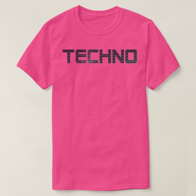 Techno T-Shirt (Design vorne)