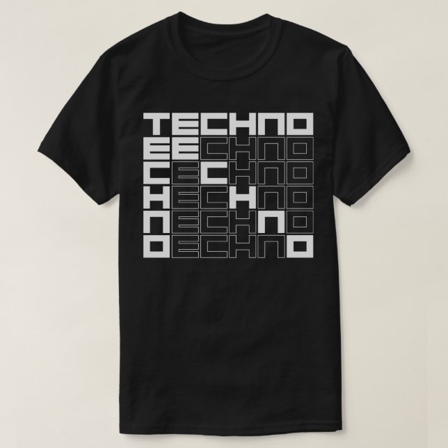 Techno T-Shirt (Design vorne)