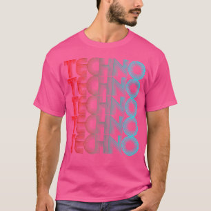Techno Vaporwave Techno House Musik Edm Liebhaber T-Shirt