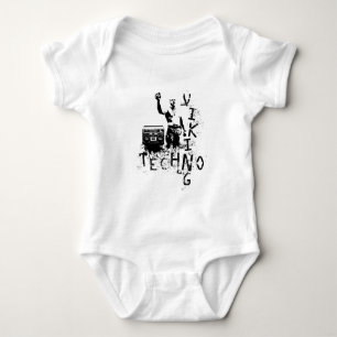 Techno Viking Baby Strampler