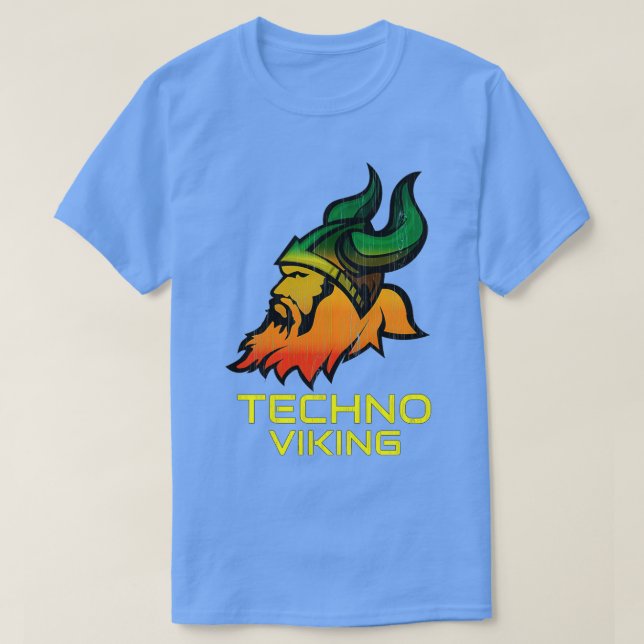 Techno Viking Hard Dance T-Shirt (Design vorne)