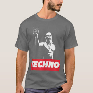 Techno-Viking-Partygänger Rave-Geschenk Hard Acid T-Shirt