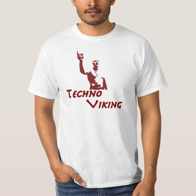 techno Wikinger T-Shirt (Vorderseite)