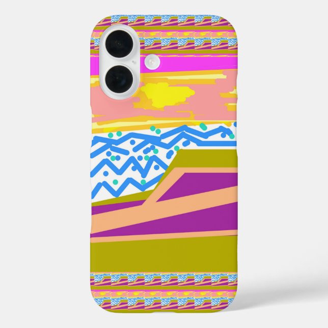 Techno-Yacht-Stil iPhone-/iPad-Hülle Case-Mate iPhone Hülle (Rückseite)