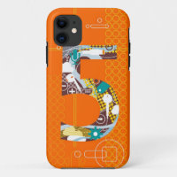 Techno Zahl 5 iPhone Fall