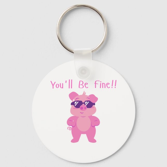 Technoblade Schlüsselanhänger (Vorderseite)