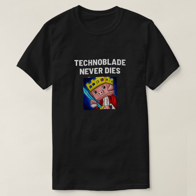 Technoblade stirbt nie Pullover Sweatshirt (Design vorne)