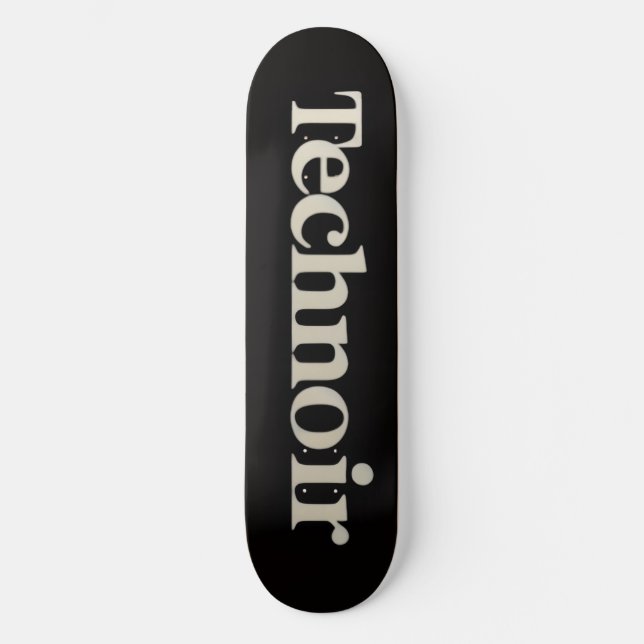 TechNoir Deck Skateboard (Vorderseite)