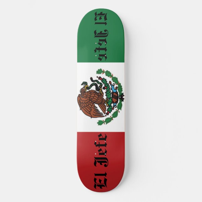 TechNoir Limited "El Jefe" Skateboard Deck (Vorderseite)