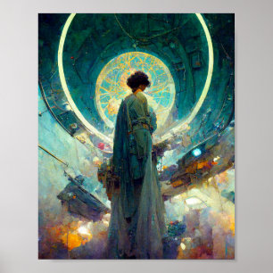 Technokrat Altar 4 Science Fiction Art Poster