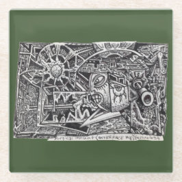 Technologie für chirurgisches Implantat Glasuntersetzer