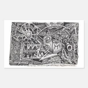 Technologie für chirurgisches Implantat (Interface Rechteckiger Aufkleber