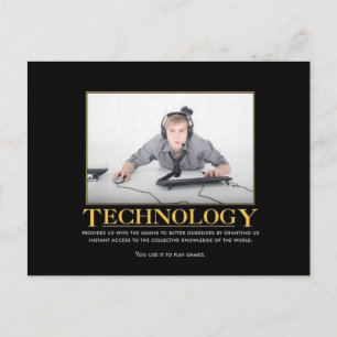 Technologie-Postkarte Postkarte