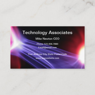 Technologie-Thema Cool Design Visitenkarte