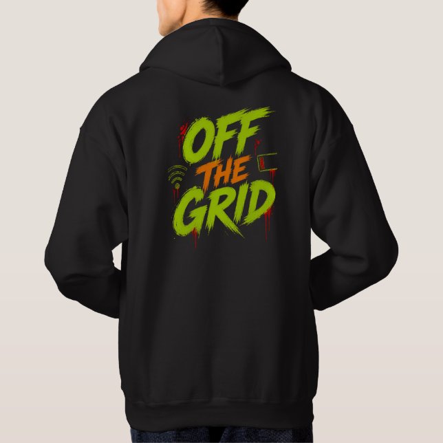 Technologie und Remote-Arbeit Hoodie (Rückseite)