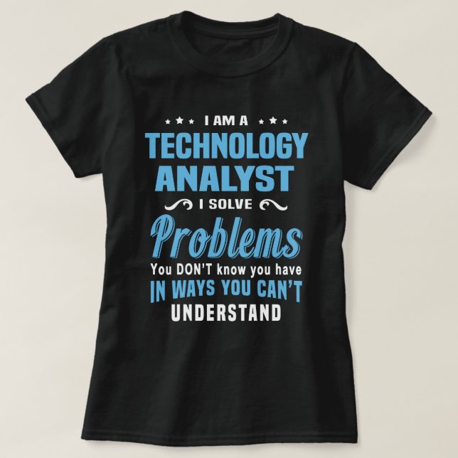 Technologieanalytiker T-Shirt (Design vorne)