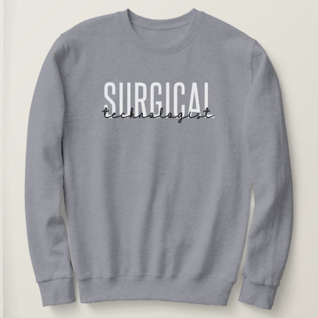 Technologierin Med Surg Tech Operation Tech Sweatshirt (Design vorne)