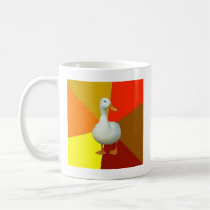 Technologisch gehindertes Enten-Ratetier Meme Tasse