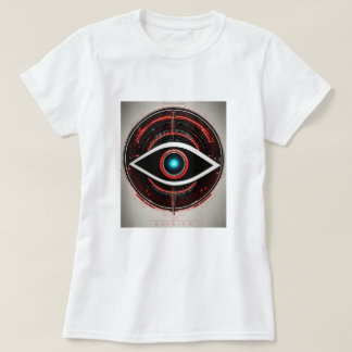 Technologisches Auge - futuristischer grafischer T T-Shirt