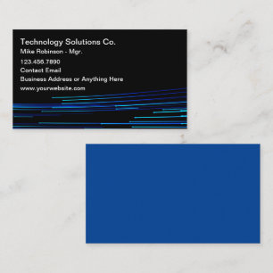 Technology Theme Business Cards Visitenkarte