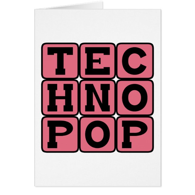Technopop, Musikgenre (Vorne)