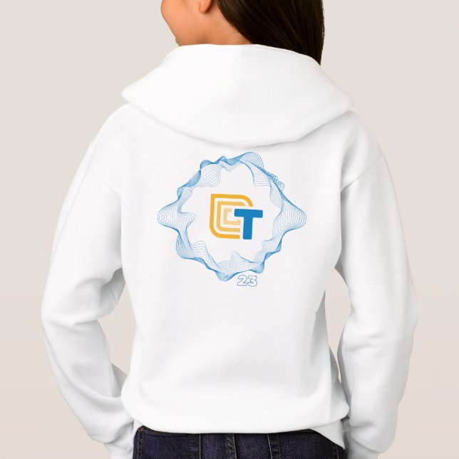 Technovation Welle des Wandels Kinder Hoodie (Rückseite)