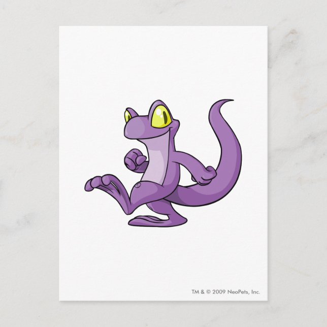 Techo Lila Postkarte (Vorderseite)