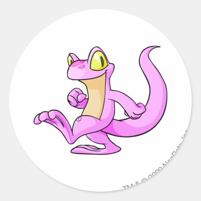 Techo Rosa Runder Aufkleber (Vorderseite)