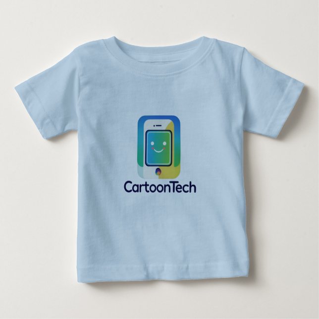 TechToon Cartoon Face T - Shirt (Vorderseite)