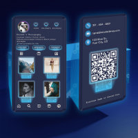 Techy IG Hinzufügen von Fotos Fotografie Navy Blue