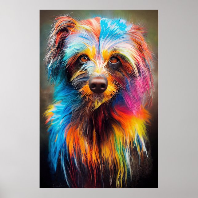 Teckel Dog Pet Niedlich Adorable Animal Companion Poster (Vorne)