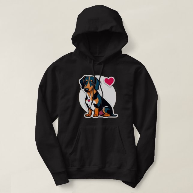 teckel hoodie (Design vorne)