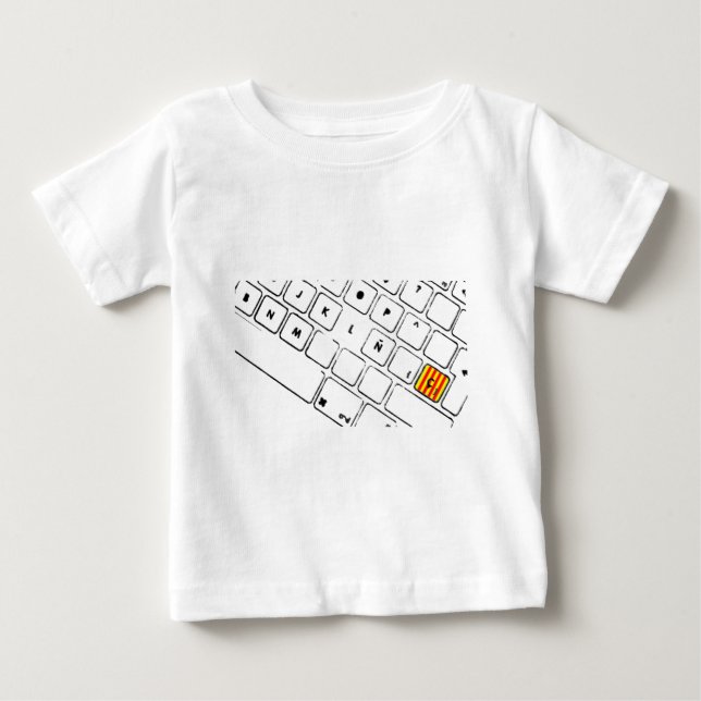Teclat Ç Baby T-shirt (Vorderseite)