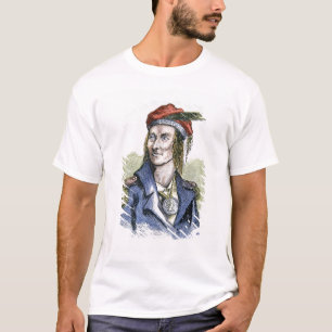 Tecumseh (1768-1813) (farbiger Stich) T-Shirt