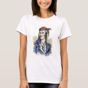 Tecumseh (1768-1813) (farbiger Stich) T-Shirt
