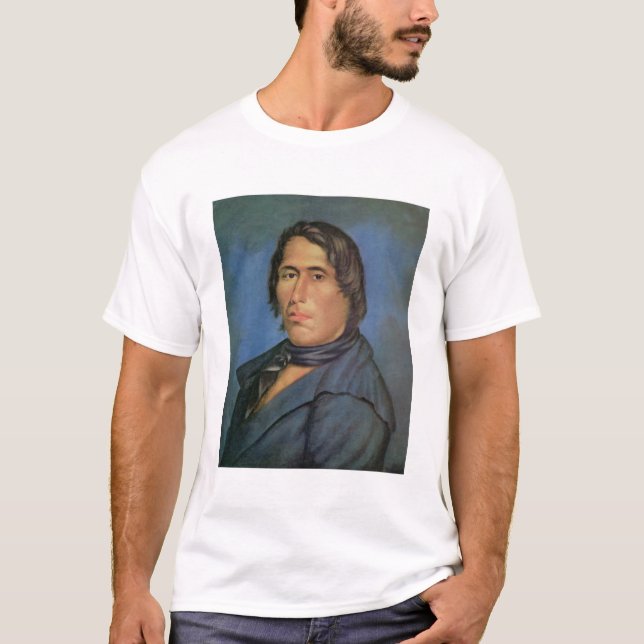 Tecumseh (1768-1813) (Öl auf Leinwand) T-Shirt (Vorderseite)