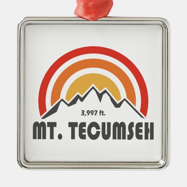 Tecumseh New Hampshire Ornament Aus Metall (Vorne)