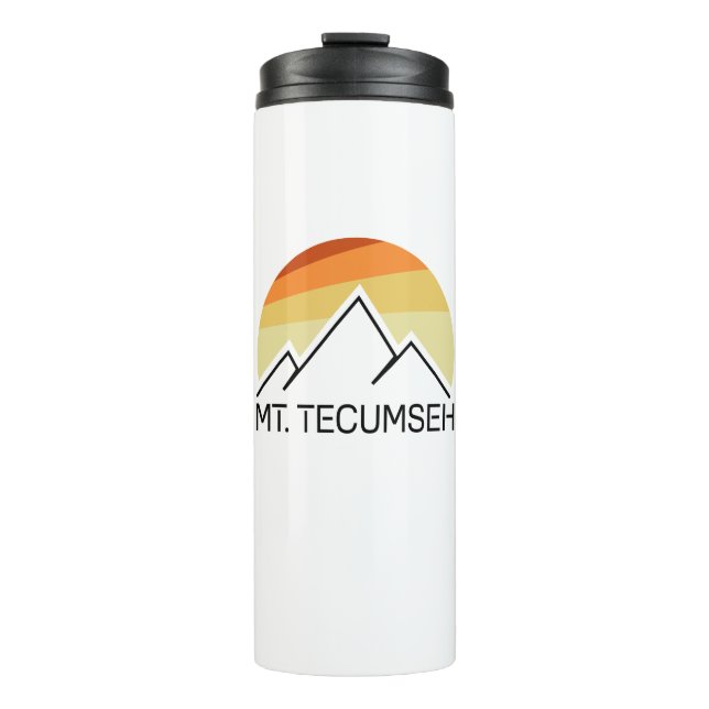 Tecumseh New Hampshire Retro Thermosbecher (Vorderseite)
