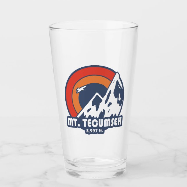 Tecumseh New Hampshire Sun Eagle Glas (Vorderseite)