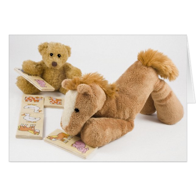Ted and Horse domino (Vorderseite (Horizontal))