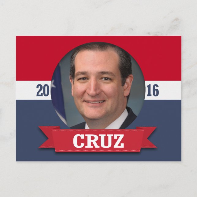 Ted Cruz 2016 Postkarte (Vorderseite)