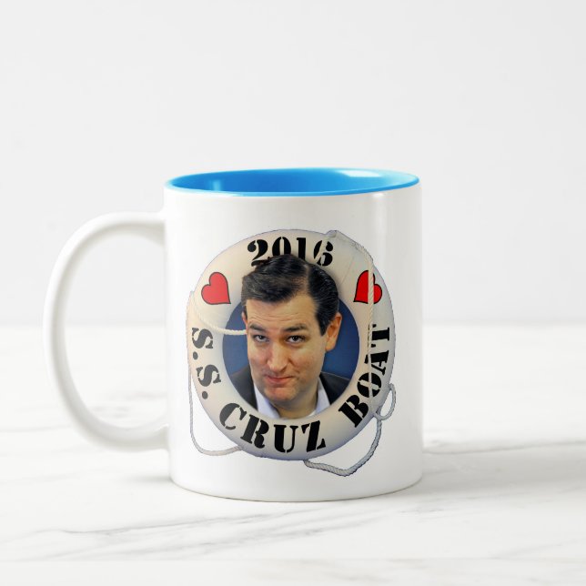 Ted Cruz 2016 Zweifarbige Tasse (Links)